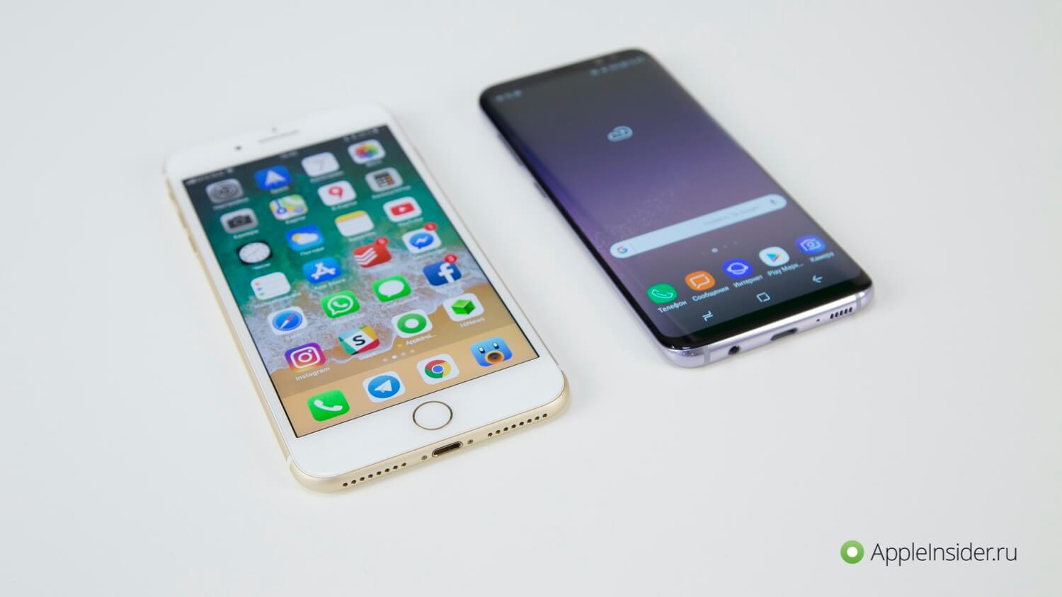 Видеообзор: iPhone 7 Plus или Samsung Galaxy S8. Подскажем ответ! Видеообзор: iPhone 7 Plus или Samsung Galaxy S8. Подскажем ответ! Фото.