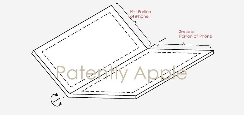 Новый патент подтвердил планы Apple выпустить складной iPhone. Новый патент подтвердил планы Apple выпустить складной iPhone. Фото.