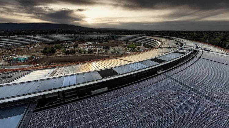 Сотрудники Apple поделились фотографиями Apple Park. Фото.