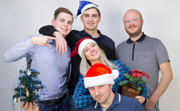 С Новым годом, друзья! Фото.