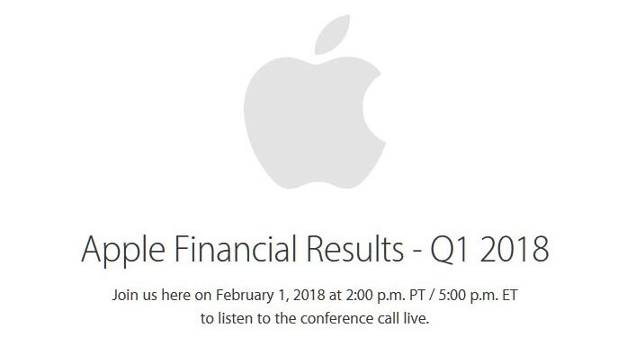 Apple расскажет о своих достижениях 1 февраля. Apple расскажет о своих достижениях 1 февраля. Фото.