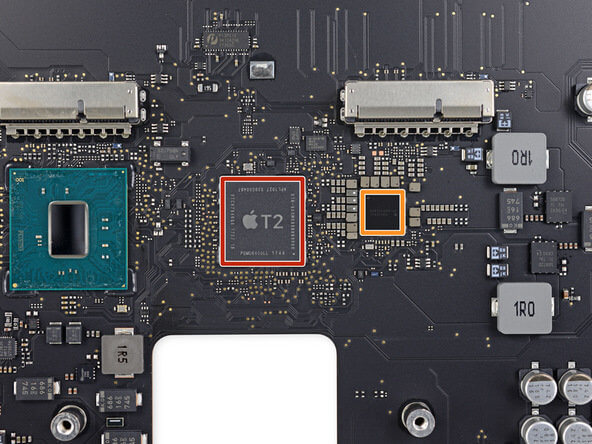Новый iMac Pro очень сложно отремонтировать. Новый iMac Pro очень сложно отремонтировать. Фото.