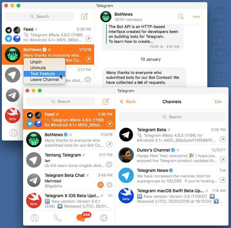 Новая функция Telegram понравится не всем. Новая функция Telegram понравится не всем. Фото.