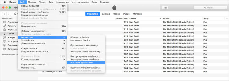 Как избавиться от дубликатов песен в iTunes. Как избавиться от дубликатов песен в iTunes. Фото.
