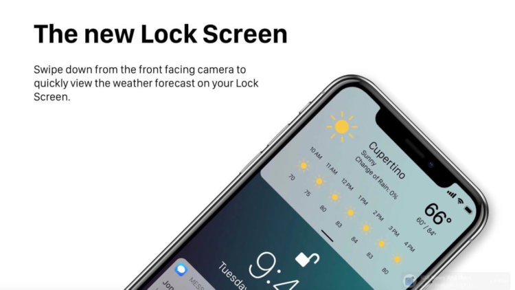 От такой iOS 12 мы бы не отказались. Рабочий стол и экран блокировки. От такой iOS 12 мы бы не отказались. Рабочий стол и экран блокировки. Фото.