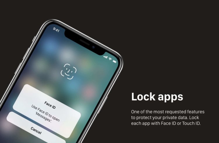 От такой iOS 12 мы бы не отказались. Рабочий стол и экран блокировки. От такой iOS 12 мы бы не отказались. Рабочий стол и экран блокировки. Фото.