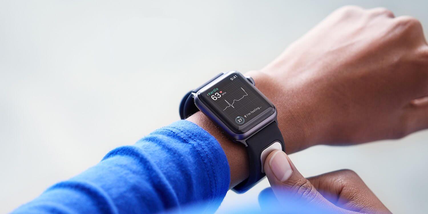 Apple Watch теперь снимают показания ЭКГ и выявляют болезни крови. Apple Watch теперь снимают показания ЭКГ и выявляют болезни крови. Фото.