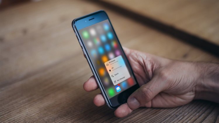 Apple может отказаться от 3D Touch. Фото.
