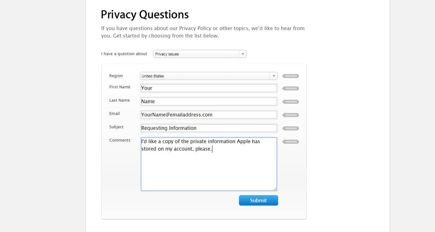 Как загрузить копию данных, которые Apple знает о вас. Как загрузить копию данных, которые Apple знает о вас. Фото.