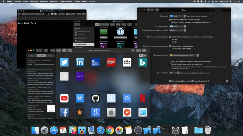 WebKit указывает на появление темной темы в macOS 10.14. WebKit указывает на появление темной темы в macOS 10.14. Фото.