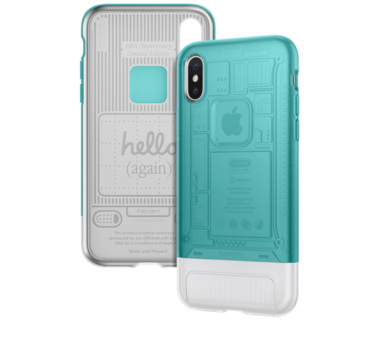 Spigen представила чехлы для iPhone X в дизайне оригинальных iMac и iPhone. Фото.
