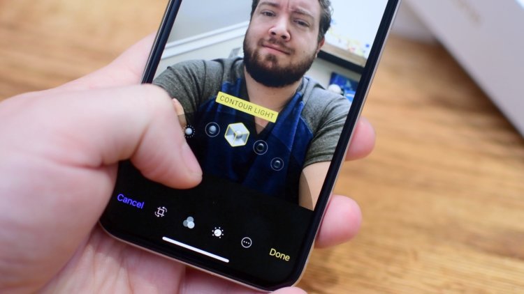 Как отрегулировать освещение на готовом снимке на iPhone. Фото.