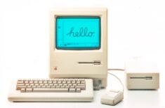 Система первого Mac’а: Finder и файловая система. Фото.