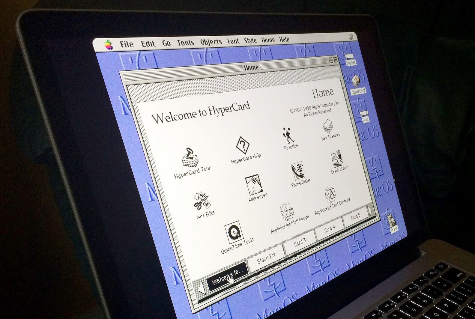 HyperCard: звездная ночь в Лос Гатосе. HyperCard: звездная ночь в Лос Гатосе. Фото.