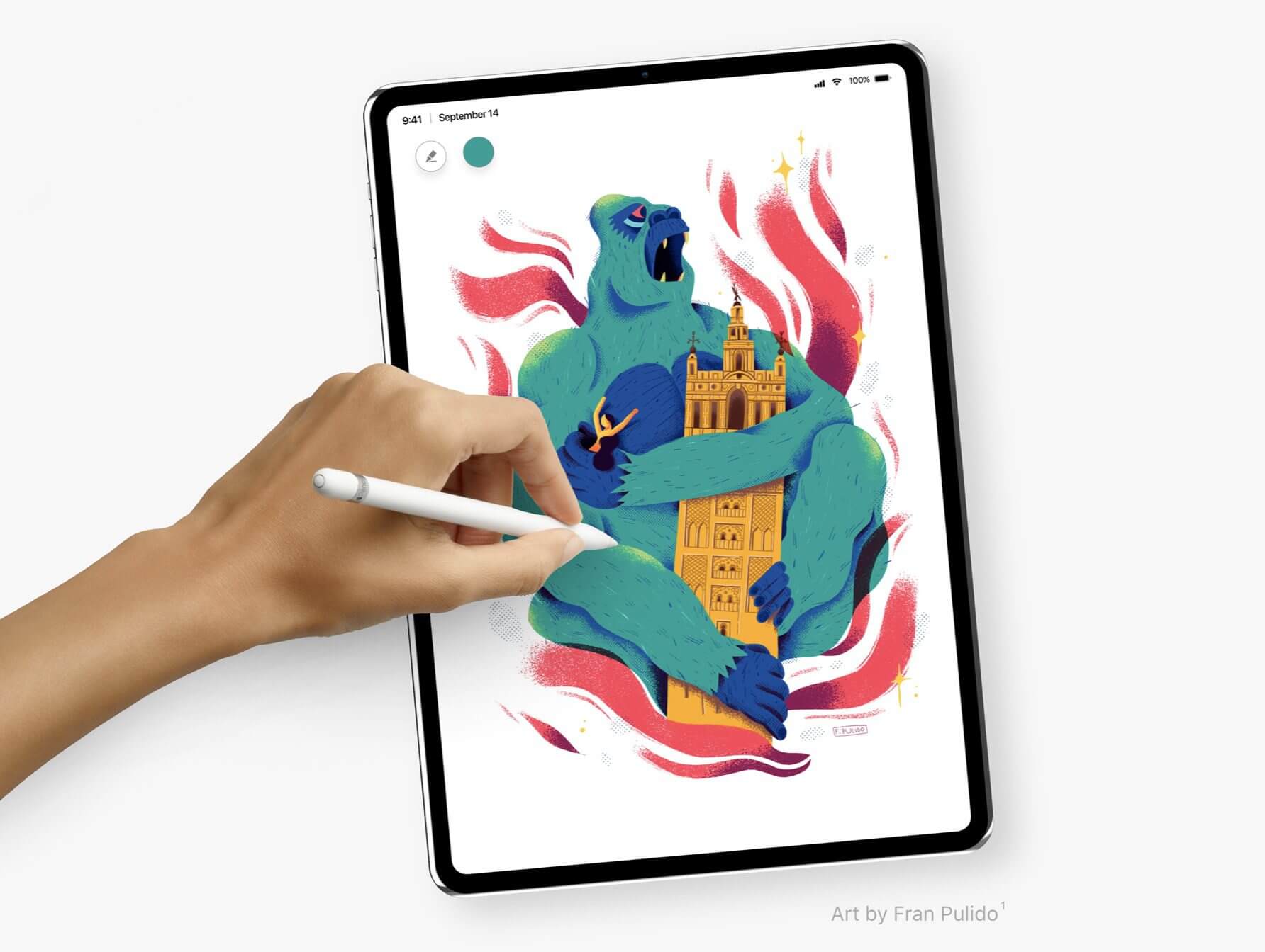 Как может выглядеть безрамочный iPad Pro с Face ID. Как может выглядеть безрамочный iPad Pro с Face ID. Фото.