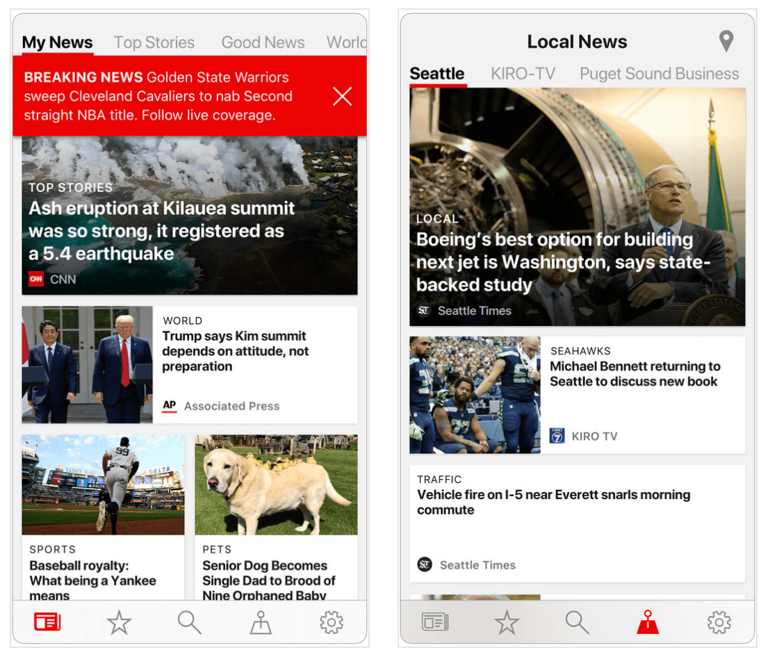 Новый конкурент Apple News от Microsoft работает в России. Новый конкурент Apple News от Microsoft работает в России. Фото.