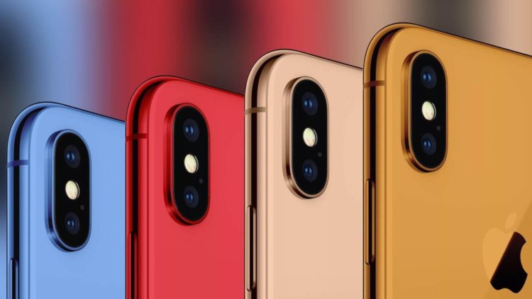 В каких же цветах выйдет новый iPhone. Фото.