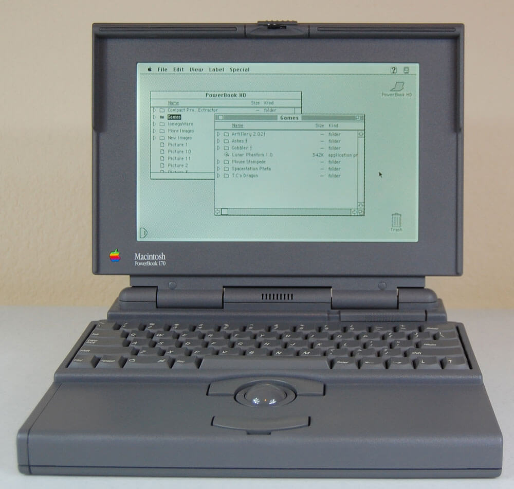 #Видео: Долгая история ноутбуков Apple: от Macintosh Portable до наших дней. PowerBook 100, 140, 170. #Видео: Долгая история ноутбуков Apple: от Macintosh Portable до наших дней. PowerBook 100, 140, 170. Фото.