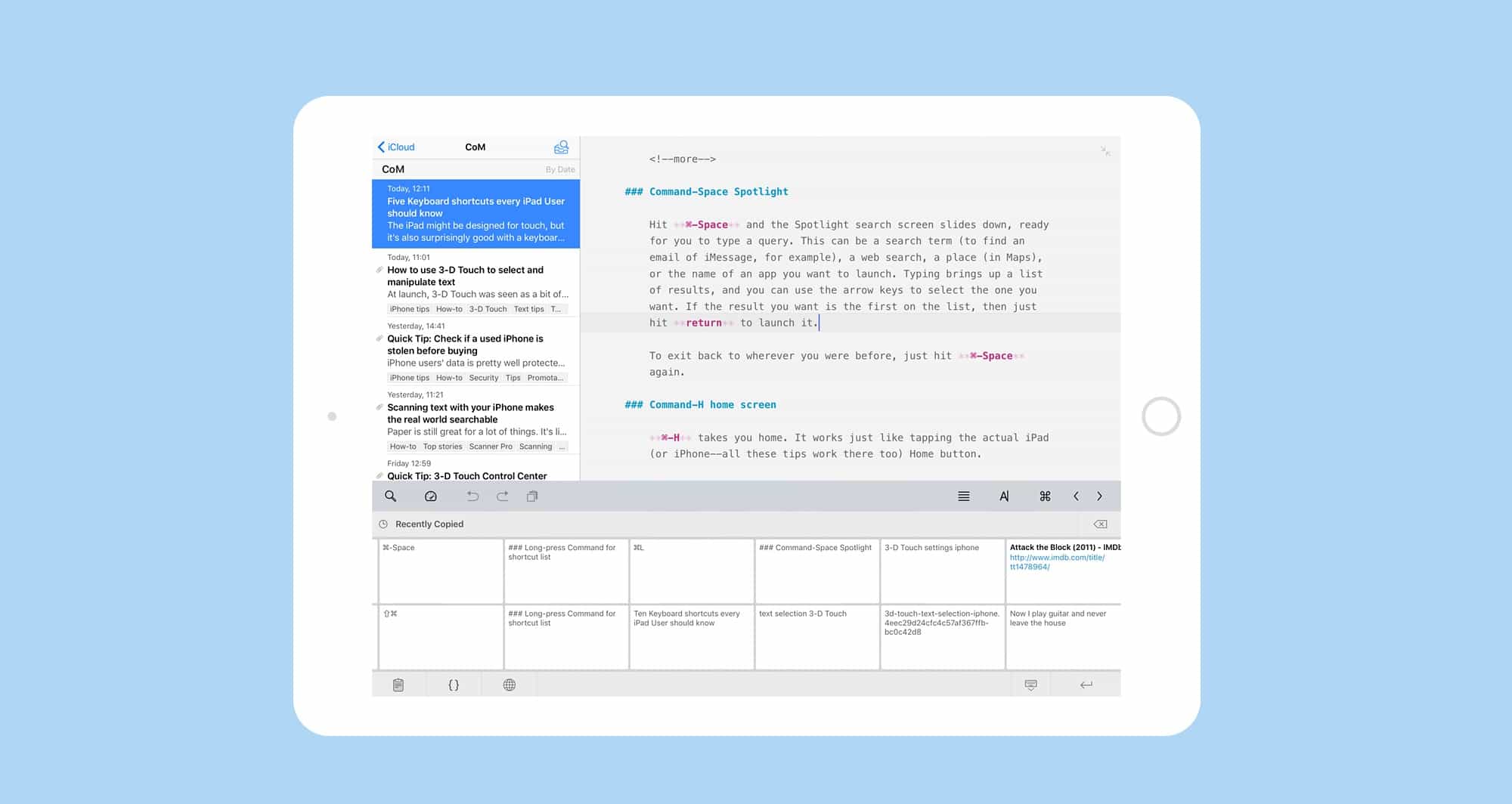 Сочетания клавиш при работе с внешней клавиатурой на iPad. Всё, что нужно знать. Сочетания клавиш при работе с внешней клавиатурой на iPad. Всё, что нужно знать. Фото.