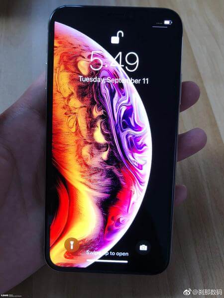 Возможно, это первые снимки работающего iPhone XS. Возможно, это первые снимки работающего iPhone XS. Фото.