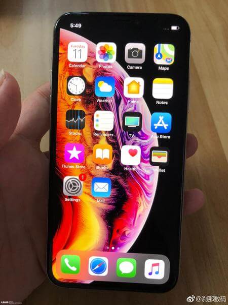 Возможно, это первые снимки работающего iPhone XS. Возможно, это первые снимки работающего iPhone XS. Фото.