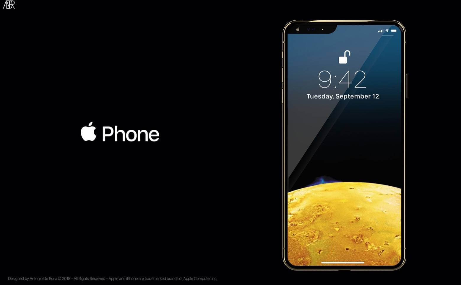 Дизайнер представил концепт нового iPhone. Дизайнер представил концепт нового iPhone. Фото.