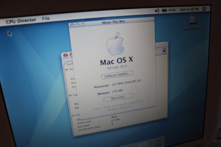 iBook’и переходят на Mac OS X. Фото.