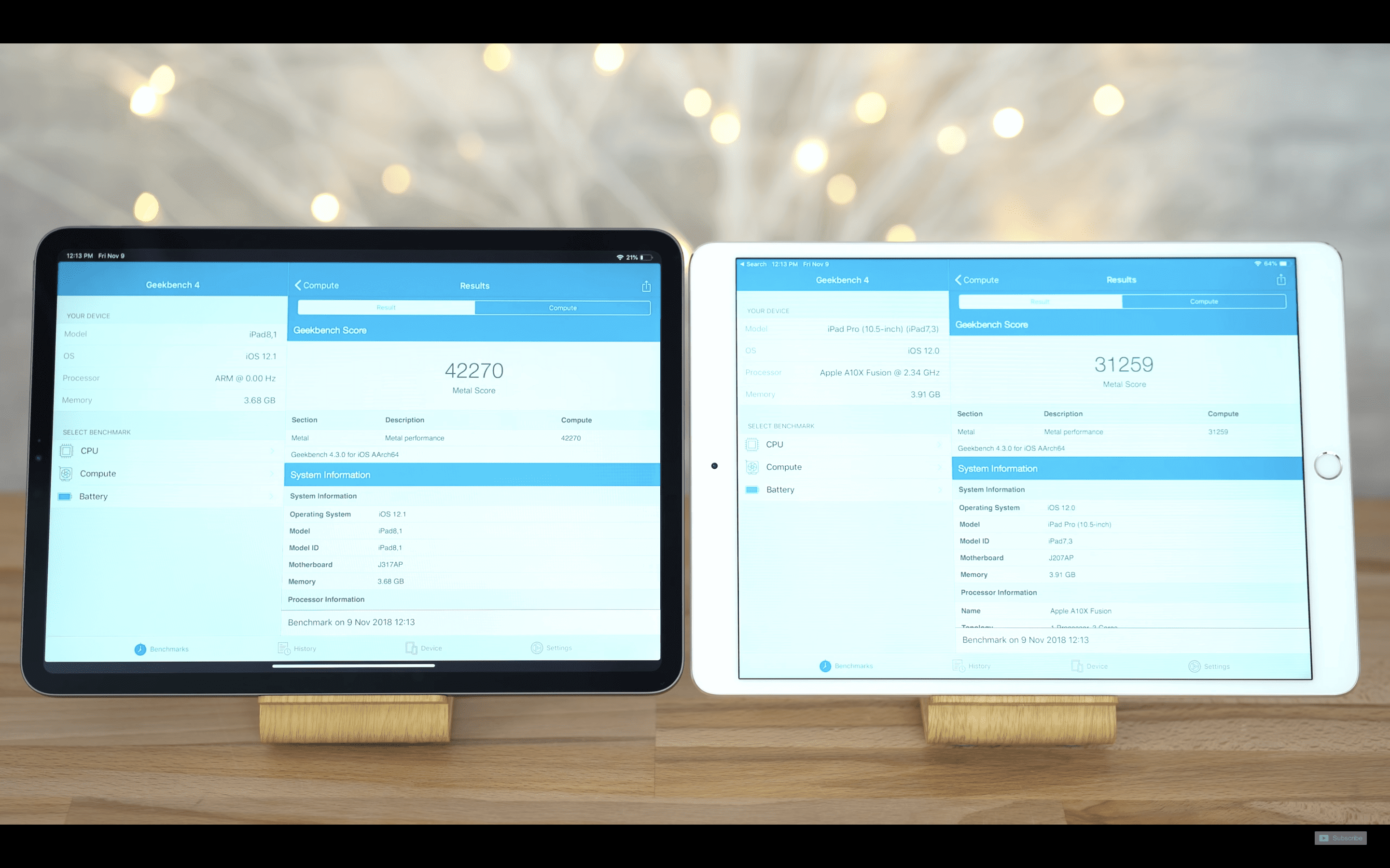 Сравнение: Насколько iPad Pro (2018) быстрее iPad Pro (2017)? Geekbench 4. Сравнение: Насколько iPad Pro (2018) быстрее iPad Pro (2017)? Geekbench 4. Фото.