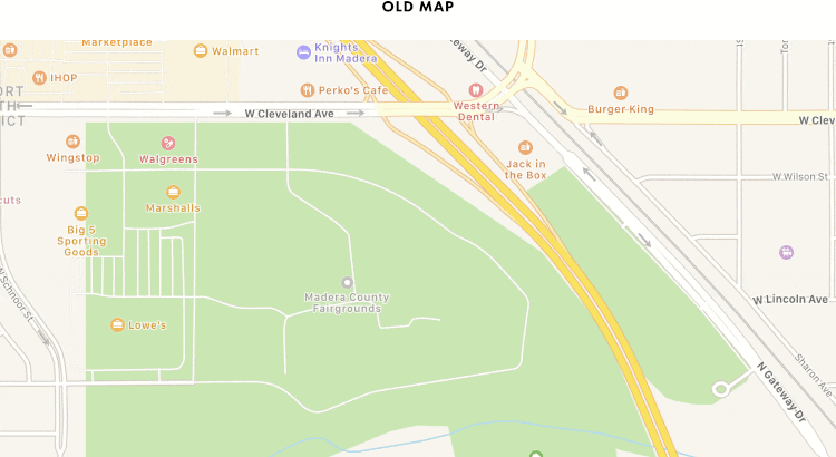 Обновленные Apple Maps начали превосходить карты Google. Обновленные Apple Maps начали превосходить карты Google. Фото.