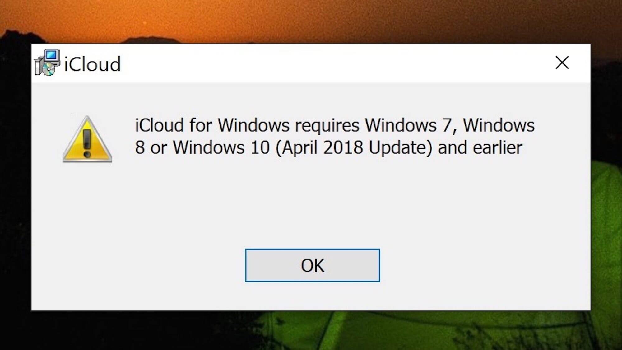 Microsoft заблокировала обновление Windows 10 для ПК с iCloud. Microsoft заблокировала обновление Windows 10 для ПК с iCloud. Фото.
