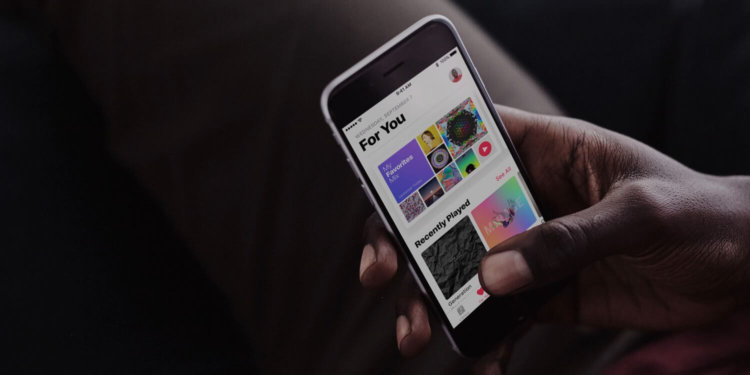 Apple следует поработать над Apple Music. Фото.