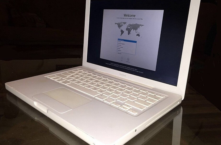 MacBook Core 2 и времена года. Белое и черное. MacBook Core 2 и времена года. Белое и черное. Фото.