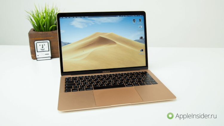 MacBook Air 2018 после нескольких месяцев использования. Фото.