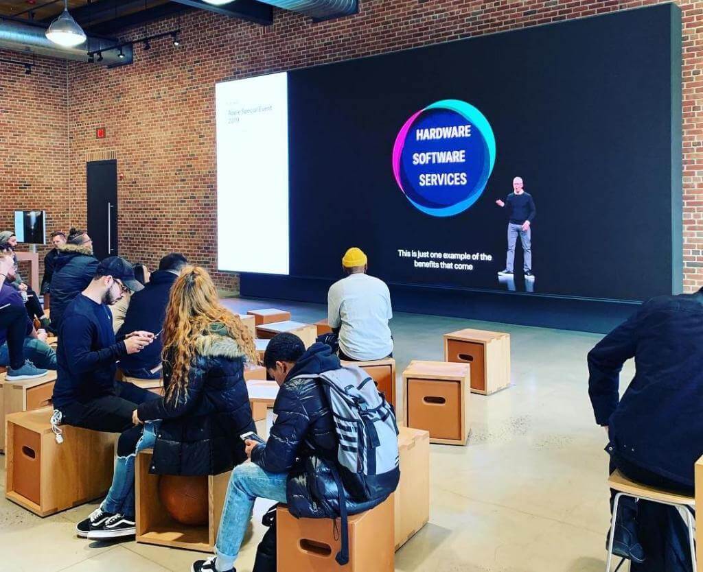ФОТО: Как смотрели презентацию Apple в разных уголках мира. Apple Нью-Йорк. ФОТО: Как смотрели презентацию Apple в разных уголках мира. Apple Нью-Йорк. Фото.