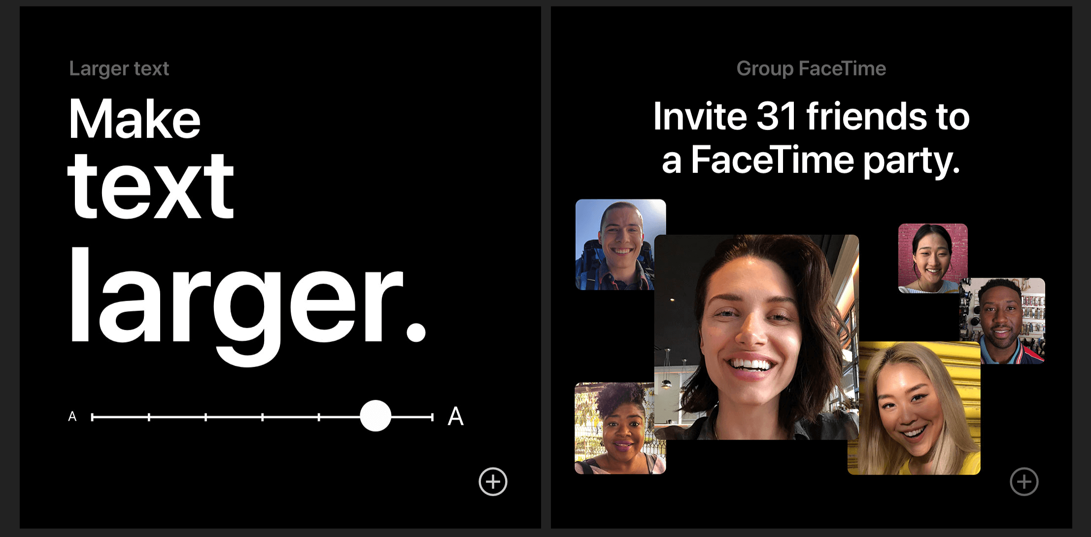 Apple рассказала, на что способен iPhone. Групповые звонки FaceTime. Apple рассказала, на что способен iPhone. Групповые звонки FaceTime. Фото.