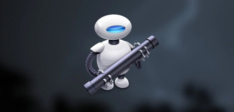 Automator: Автоматическое сохранение вложений в приложении «Почта». Фото.