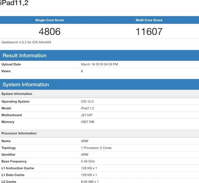Новые iPad не уступают iPhone XS и XS Max в производительности. Новые iPad не уступают iPhone XS и XS Max в производительности. Фото.