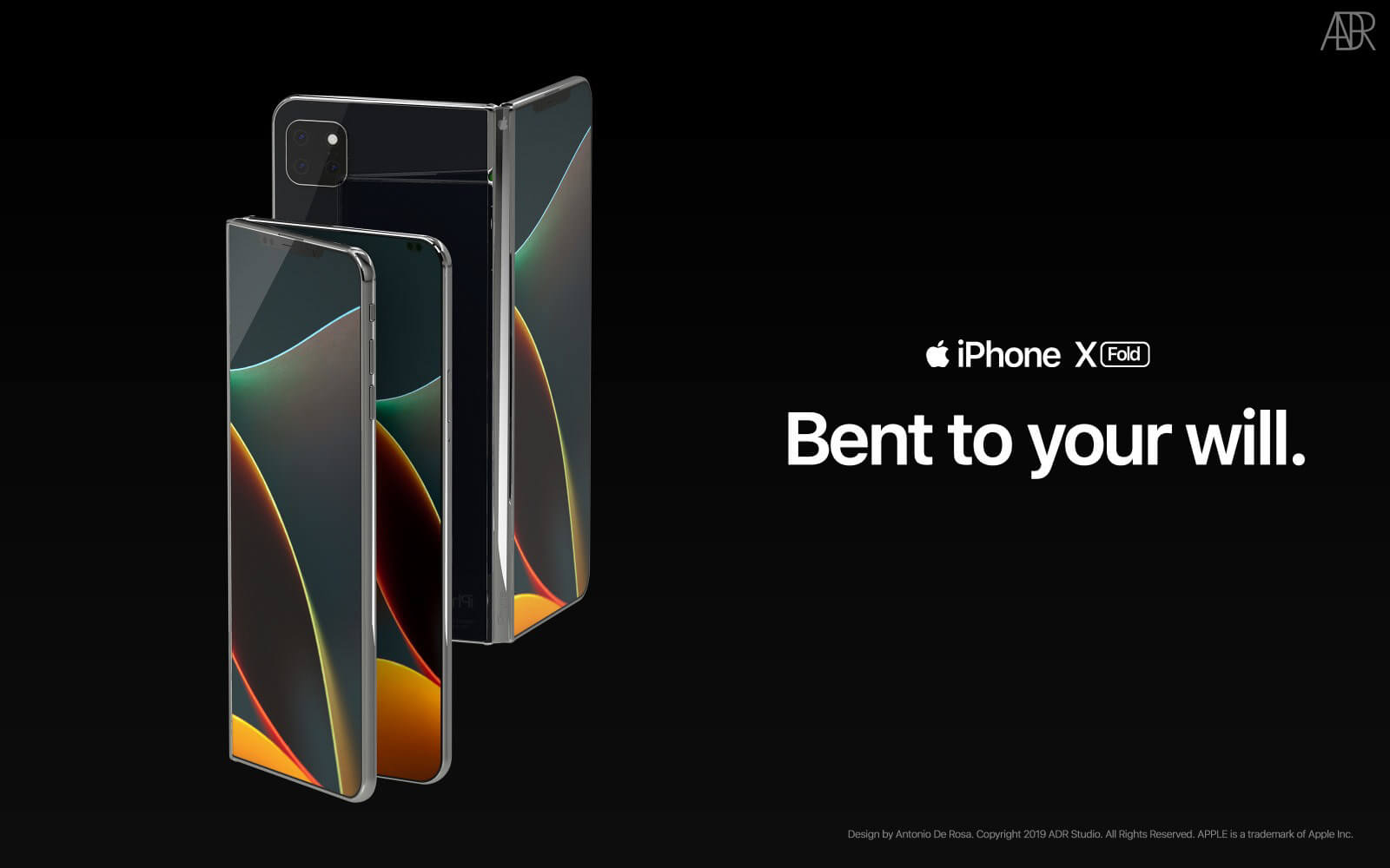 Дизайнер представил концепт складного iPhone. Дизайнер представил концепт складного iPhone. Фото.