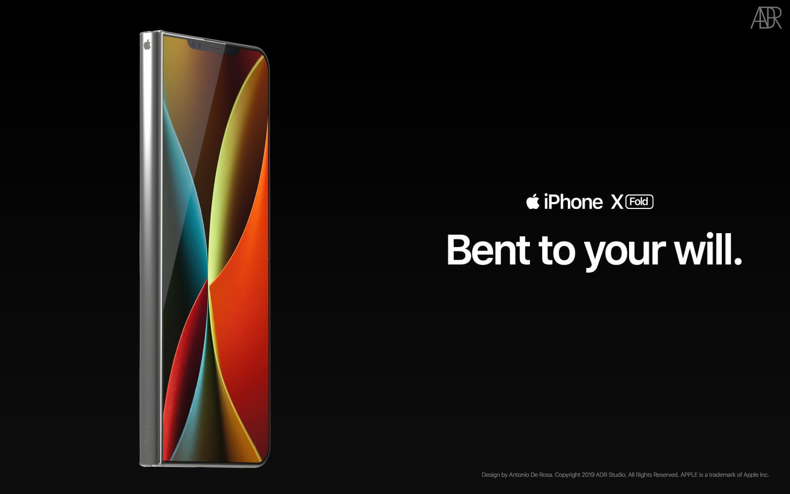 Дизайнер представил концепт складного iPhone. Дизайнер представил концепт складного iPhone. Фото.