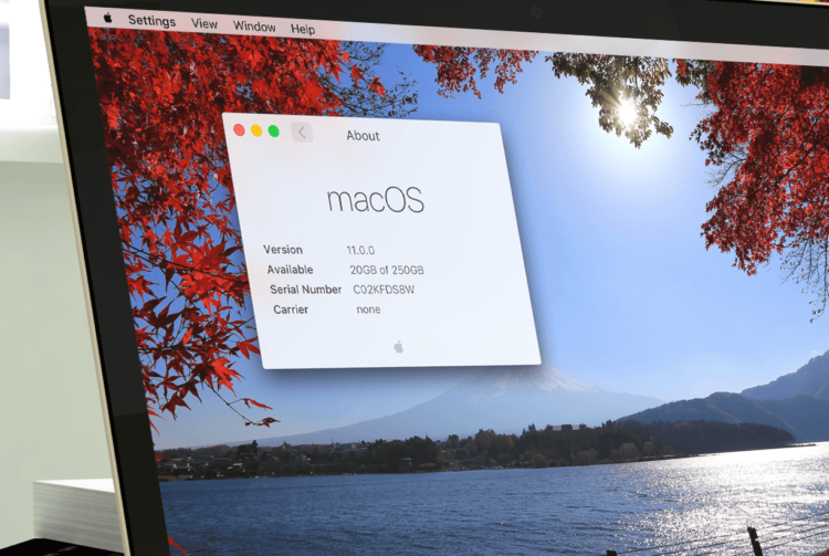 Такой может быть новая macOS. Фото.