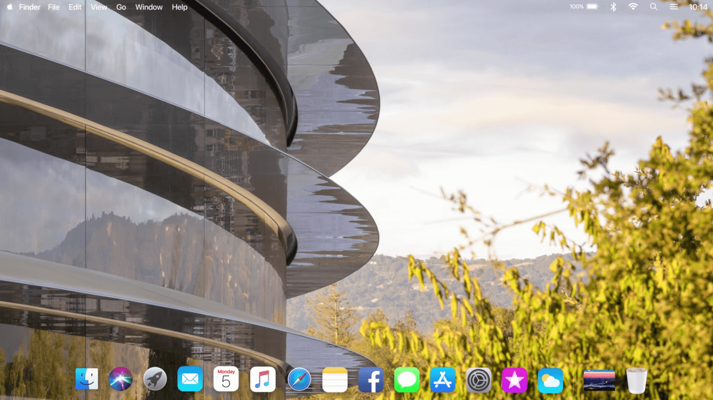 Такой может быть новая macOS. Такой может быть новая macOS. Фото.