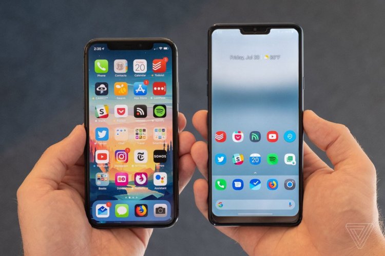 Google полностью скопировала жесты с iPhone. Фото.