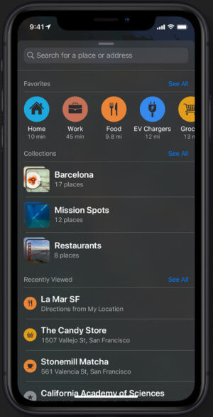 Как изменились Apple Maps в iOS 13. Избранное и коллекции. Как изменились Apple Maps в iOS 13. Избранное и коллекции. Фото.