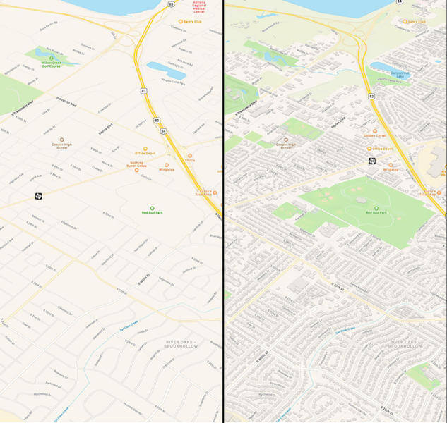Как изменились Apple Maps в iOS 13. Детализация. Как изменились Apple Maps в iOS 13. Детализация. Фото.