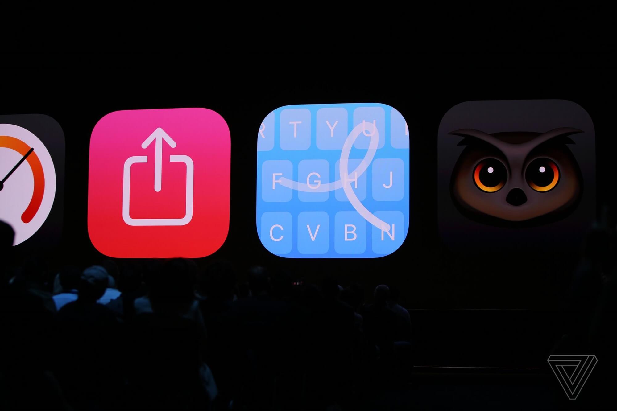 Apple представила iOS 13 с ночной темой и свайпами на клавиатуре. Ночная тема в iOS. Apple представила iOS 13 с ночной темой и свайпами на клавиатуре. Ночная тема в iOS. Фото.