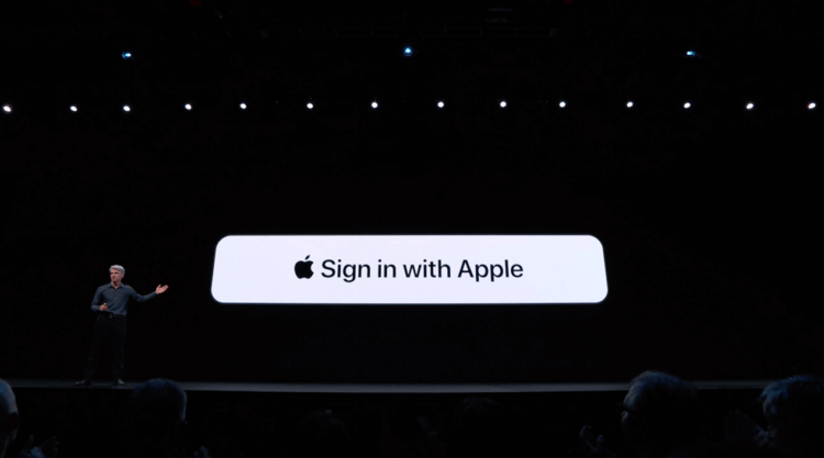Apple запустила новую функцию «Войти с помощью Apple». Apple запустила новую функцию «Войти с помощью Apple». Фото.