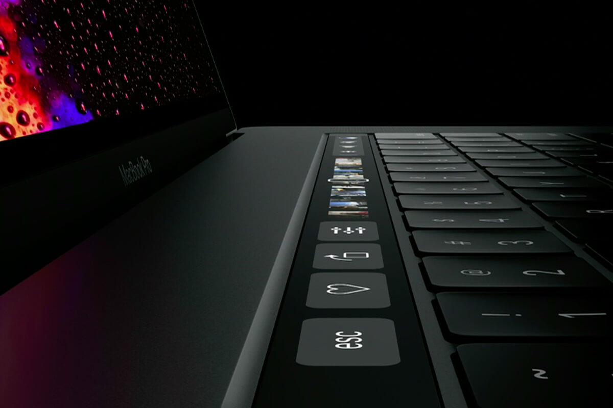 Touch Bar: ошибка, диверсия или что-то другое? Идеальные условия. Фото.