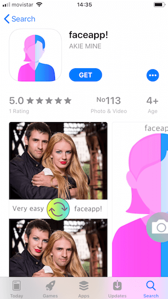 Осторожно: В App Store появились фейковые приложения FaceApp. Как отличить поддельное приложение для iOS. Осторожно: В App Store появились фейковые приложения FaceApp. Как отличить поддельное приложение для iOS. Фото.