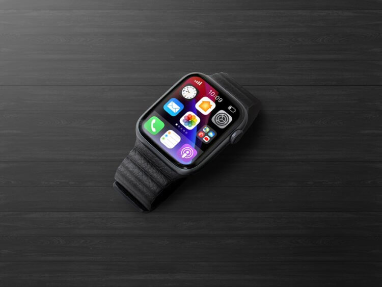 Представлен концепт Apple Watch c новым интерфейсом. Фото.