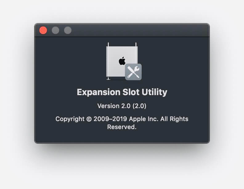 Apple добавила в macOS Catalina специальное приложение для Mac Pro. Эксклюзивная утилита для Mac Pro. Apple добавила в macOS Catalina специальное приложение для Mac Pro. Эксклюзивная утилита для Mac Pro. Фото.